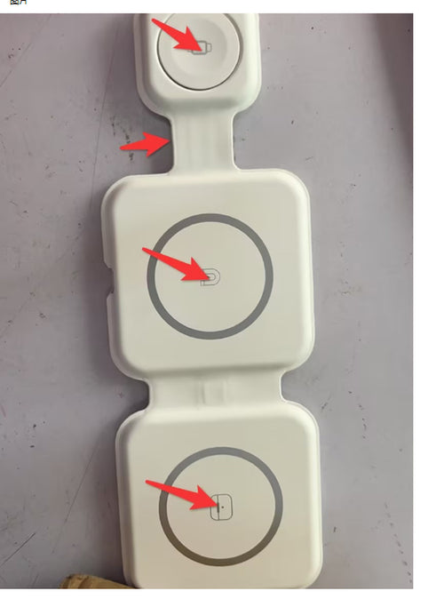 3 in 1 Magnetic Foldable Wireless Charger Charging Station Multi-Device Folding Cell Phone Wireless Charger Gadgets